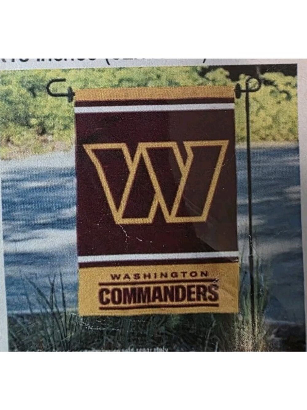 Washington Commanders Garden Flag Double Sided Commanders Premium Yard Flag NFL